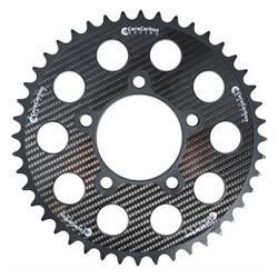 CeraCarbon Rear Ultralight Sprocket for Marchesini Motorcycle Wheels 