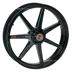 BST Carbon Fibre 7 Spoke Mamba TEK Front Wheel for Ducati (Gloss Finish)
