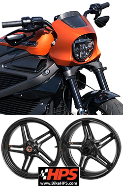 BST Rapid Tek Carbon Fibre Wheels for Harley-Davidson LiveWire 2019-2021 