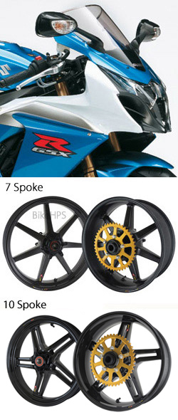 BST Carbon Fibre Wheels for Suzuki GSX-R1000 K9-L6 2009-2016 (non-ABS) - Road & Race