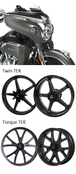 BST Carbon Fibre Wheels for Indian Roadmaster 2016> onwards 