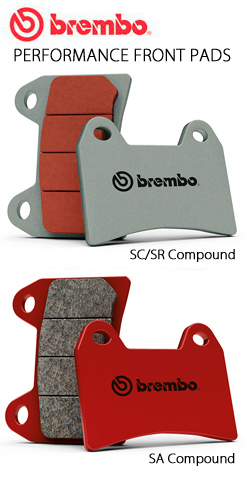 Brembo Performance Sintered Front Brake Pads for KTM (Complete Front Axle Set) 