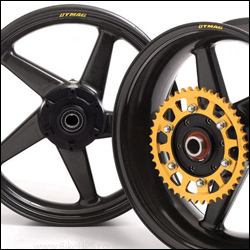 Dymag CA5 Carbon Fibre 5 Spoke Wheels for Honda CB400SF Super Four 1992-2001 (Pair) 