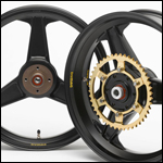 Dymag CH3A Forged Aluminium Classic 3 Spoke Wheels for Ducati