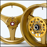Dymag TT3 Magnesium Hollow 3 Spoke Wheels for Triumph
