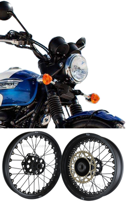 Kineo Wire Spoked Wheels for Triumph Bonneville T214 Land Speed Limited Edition 2015  