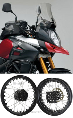 Kineo Wire Spoked Tubeless Wheels for Suzuki DL1000 V-Strom 2014> onwards