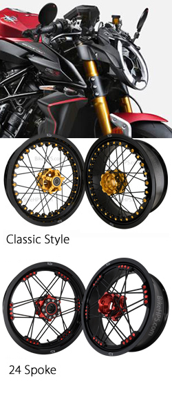 Kineo Wire Spoked Tubeless Wheels for MV Agusta Brutale 1000RR 2020> onwards 