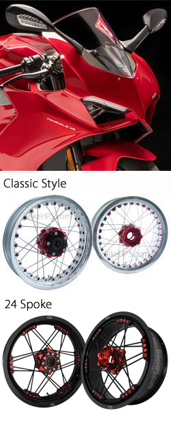 Kineo Truly Tubeless Wire Spoked Wheels for Ducati Panigale V4 ...