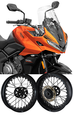 Kineo Wire Spoked Tubeless Wheels for Triumph Tiger Sport 660 2022> onwards 