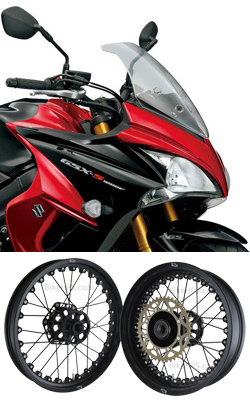 Kineo Wire Spoked Wheels for Suzuki GSX-S1000F 2015> onwards 