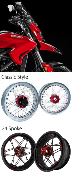 Kineo Wire Spoked Wheels for Ducati 939 Hyperstrada 2016> onwards 
