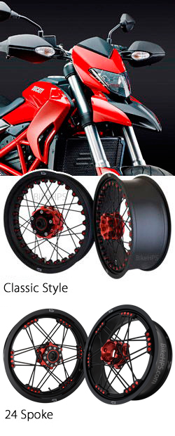Kineo Wire Spoked Wheels for  Ducati 821 Hypermotard (inc. SP model) 2013> onwards 