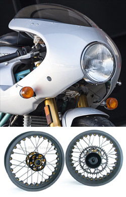 Kineo Wire Spoked Wheels for Ducati Sport Classic, Sport 1000 & Paul Smart 1000 2006-2012 