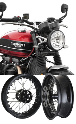 Kineo Wire Spoked Wheels for Triumph Speed Twin 1200 2019> onwards 