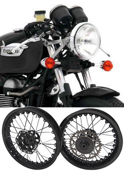 Kineo Wire Spoked Wheels for Triumph Thruxton 900 2004-2016