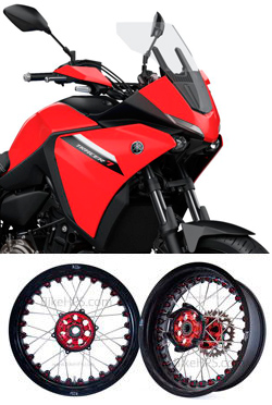 Kineo Wire Spoked Wheels for Yamaha Tracer 7 2021> onwards 