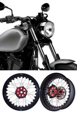 Kineo Wire Spoked Wheels for Yamaha XV950R Bolt 2013> onwards 