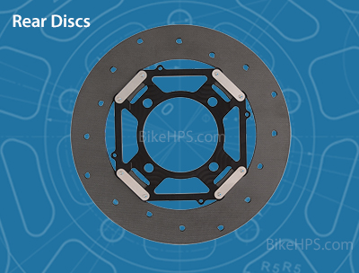 SICOM Rear DMC Ceramic Brake Discs for Ducati