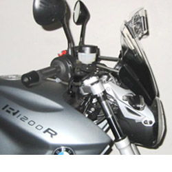 MRA BMW R1200R 2006-2010 Universal Vario Touring Screen for Unfaired Bikes 