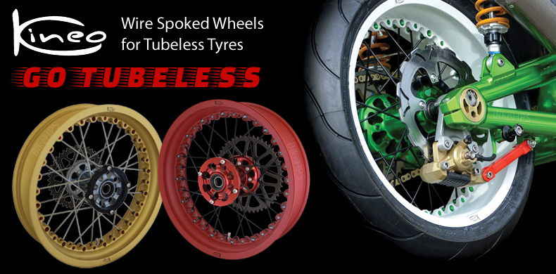 Kineo Wire Spoked Tubeless Wheels